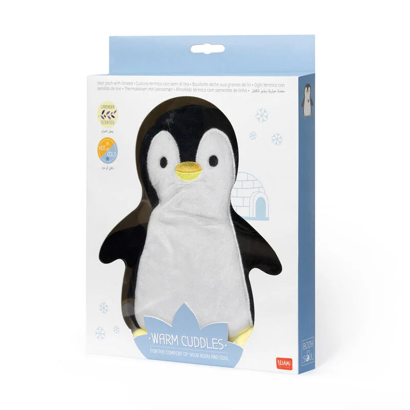Wärmekissen mit Leinsamen „Pinguin“