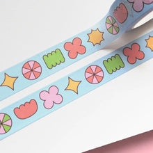 Lade das Bild in den Galerie-Viewer, Washi Tape, Blaue Formen
