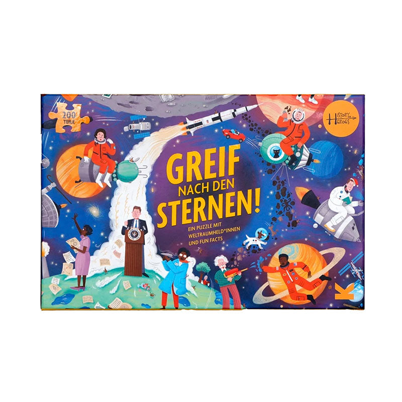 Greif nach den Sternen! Space Themed Puzzle, 200 Pieces
