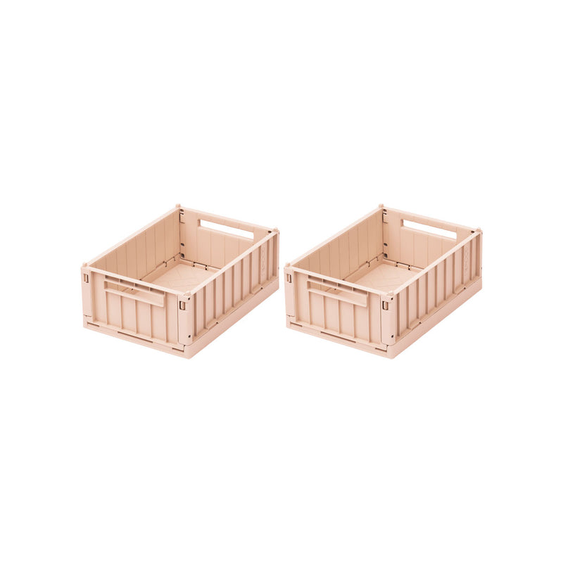 Weston Aufbewahrungsbox, 2er-Pack, klein „Rose“