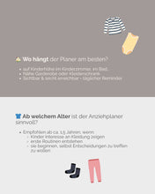 Lade das Bild in den Galerie-Viewer, Ankleideplaner für Kinder inkl. Symbole, deutsche Sprache

