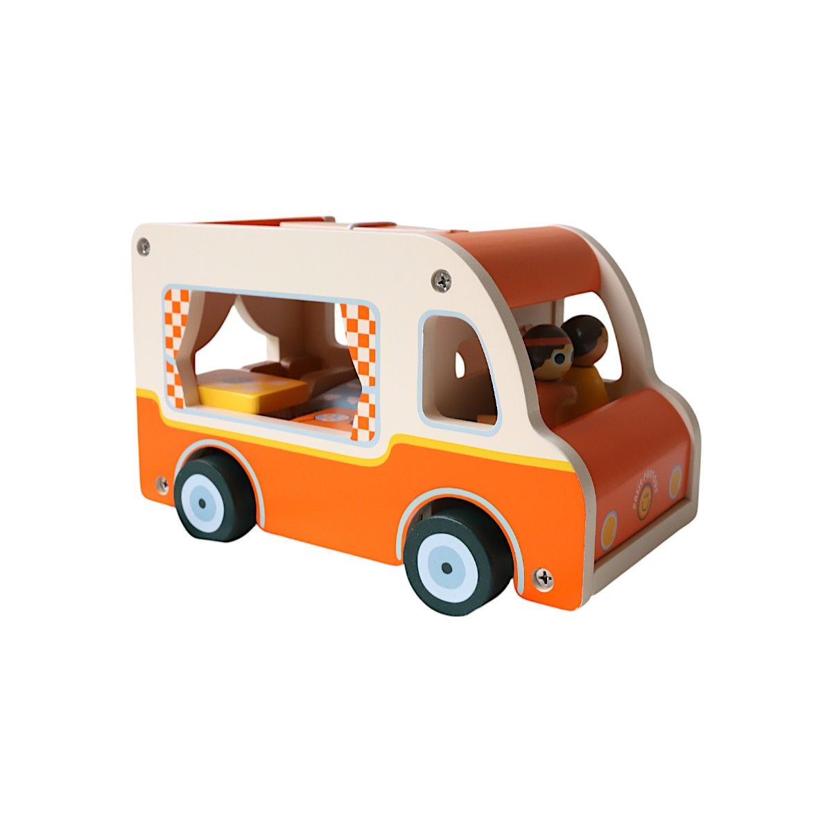 Retro Holz Camping Van Spielzeug