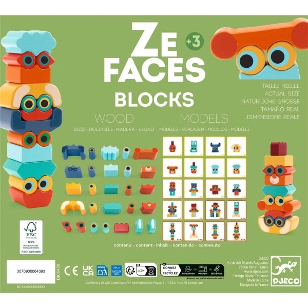 Motor Skills Game, Ze Faces