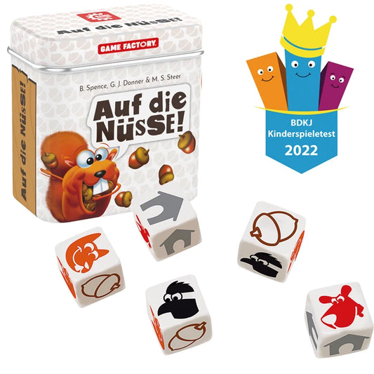 Würfelspiel ''Auf die Nüsse''