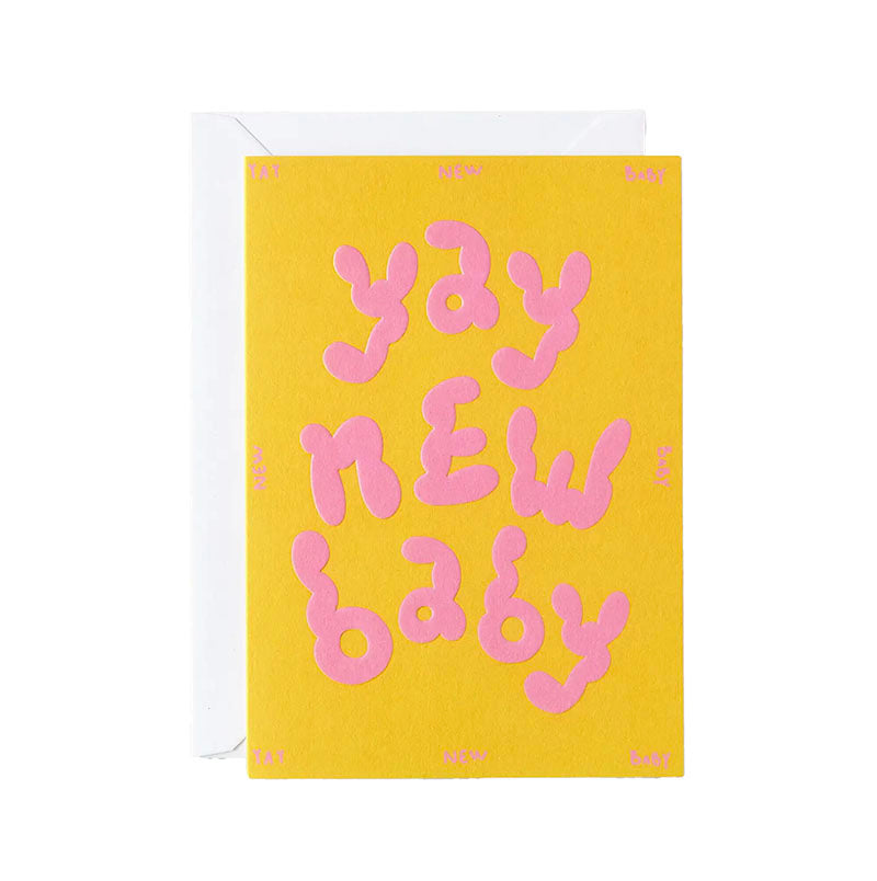 ''Yay New Baby'' Card