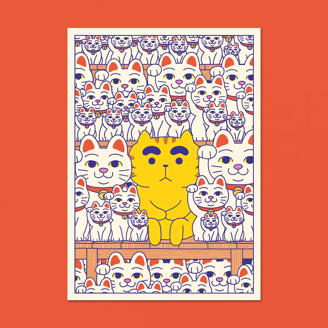 Postcard, Maneki-Neko