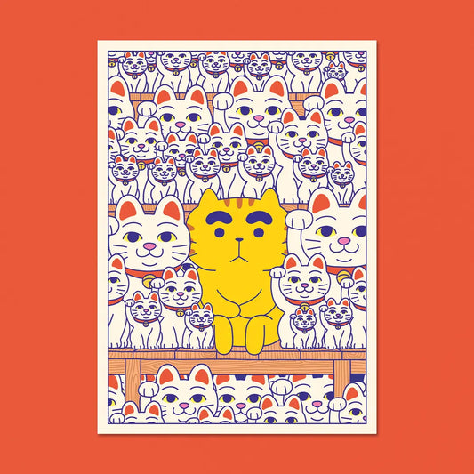 Postcard, Maneki-Neko