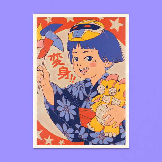 Postcard, Henshin Girl