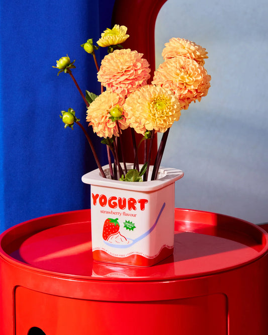 Erdbeer-Joghurt-Vase