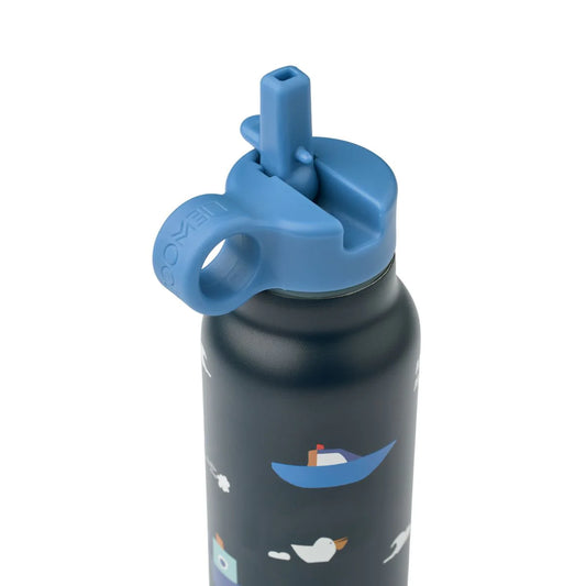 Falk Wasserflasche Segeln / Klassisch Marineblau, 350ml