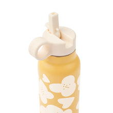 Load image into Gallery viewer, Falk Water Bottle Flower / Lemon Yellow, 350ml
