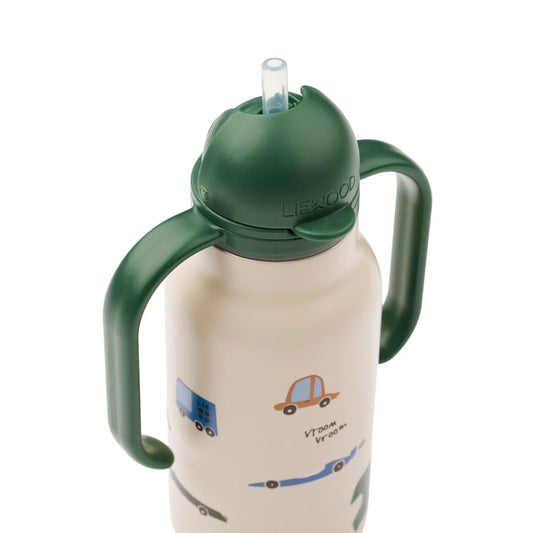 Kimmie Stahl-Wasserflasche 250ml, Cars