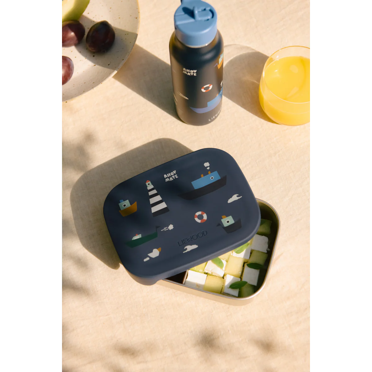 Liewood Arthur Lunch Box, Sailing / Classic Navy