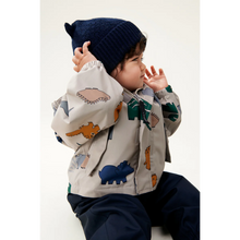 Load image into Gallery viewer, Manu Waterproof Jacket &#39;&#39;Dinosaurs&#39;&#39;, 92 / 2 Years
