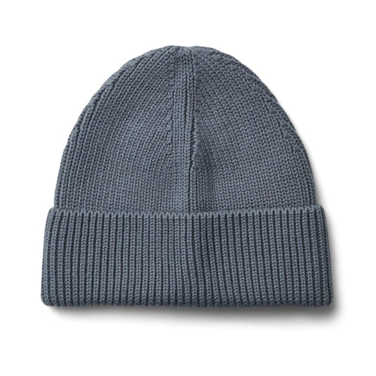 Ezra Beanie Mütze „Walblau“