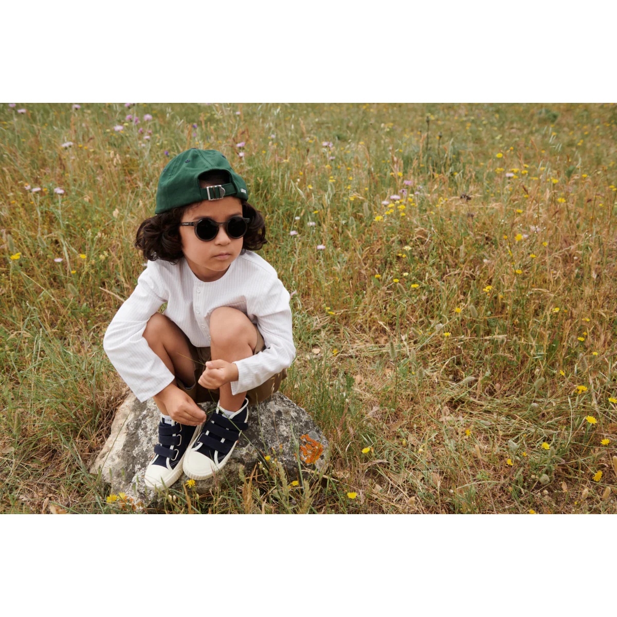 Baby- und Kindersonnenbrille, rund „Light Tortoise“