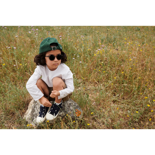 Baby- und Kindersonnenbrille, rund „Light Tortoise“