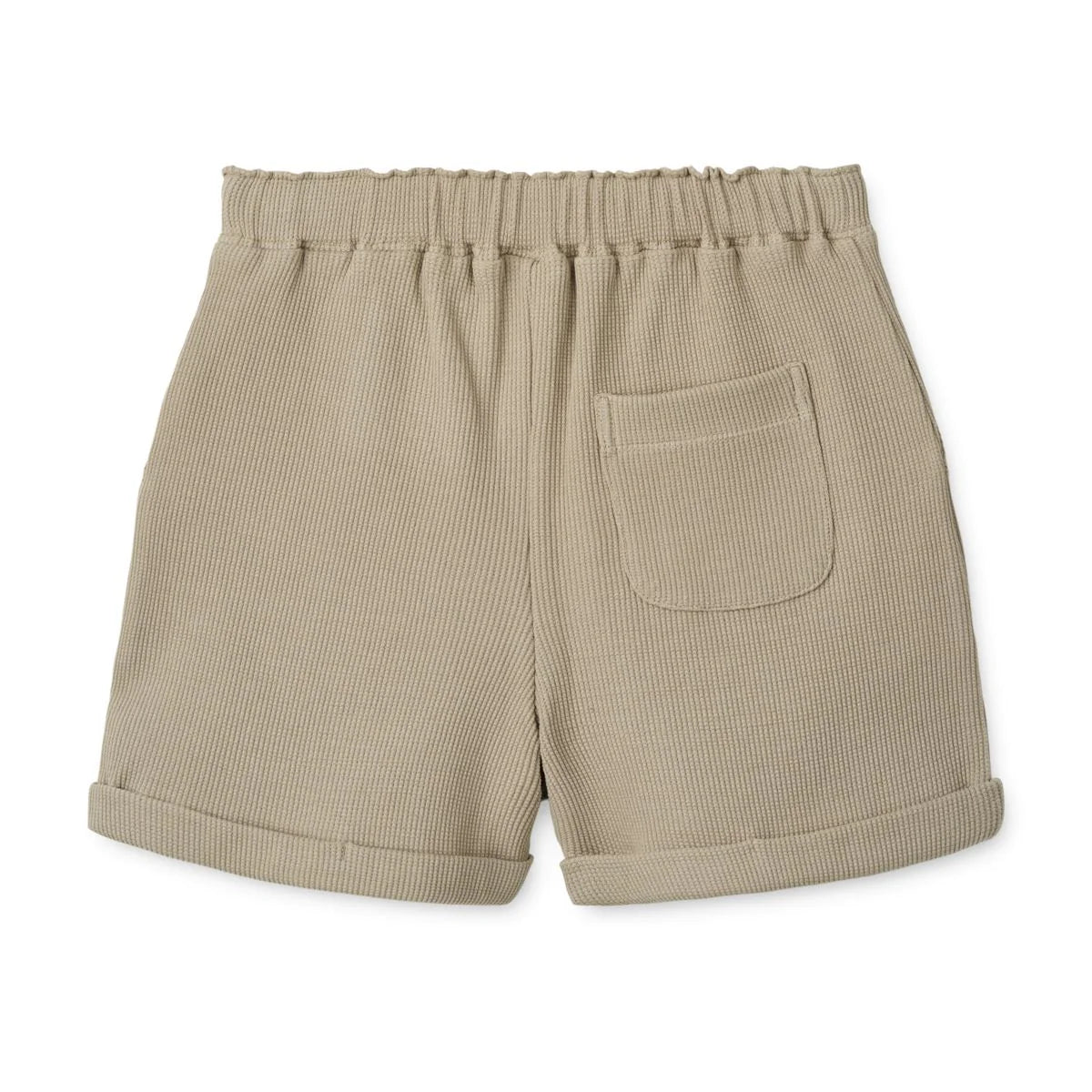 Waffelshorts „Mist“, Bio-Baumwolle
