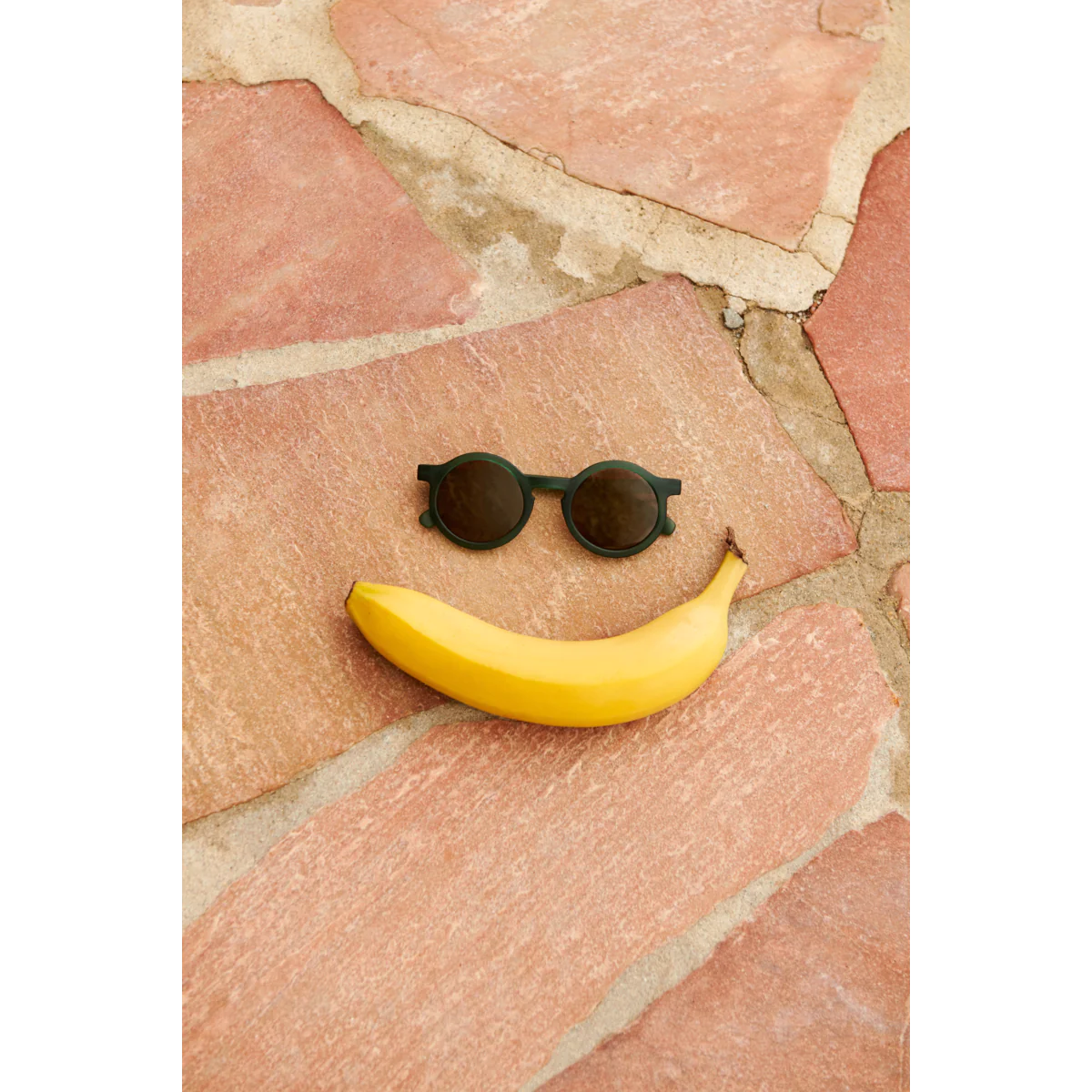 Baby- & Kinder-Sonnenbrille, rund, Garten-Grün