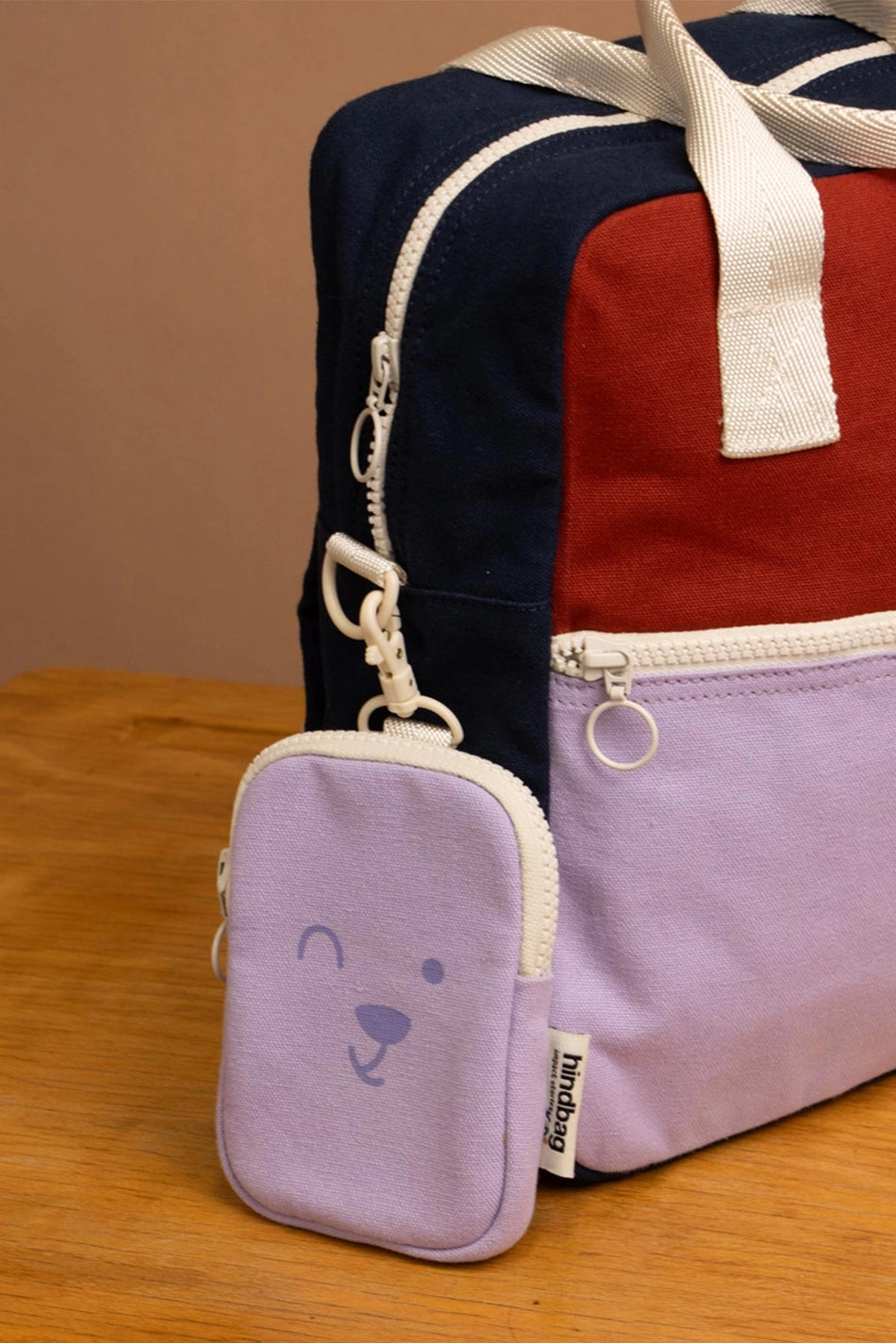 Children's Arthur Backpack, Tricolour Terracotta