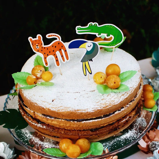 Cake Toppers ''Tropical Animals''
