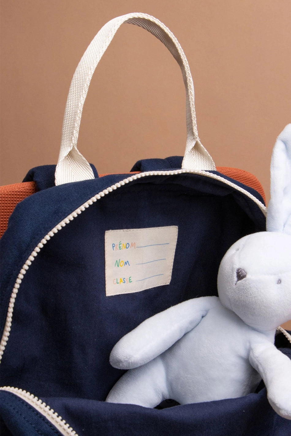 Children's Arthur Backpack, Tricolour Terracotta