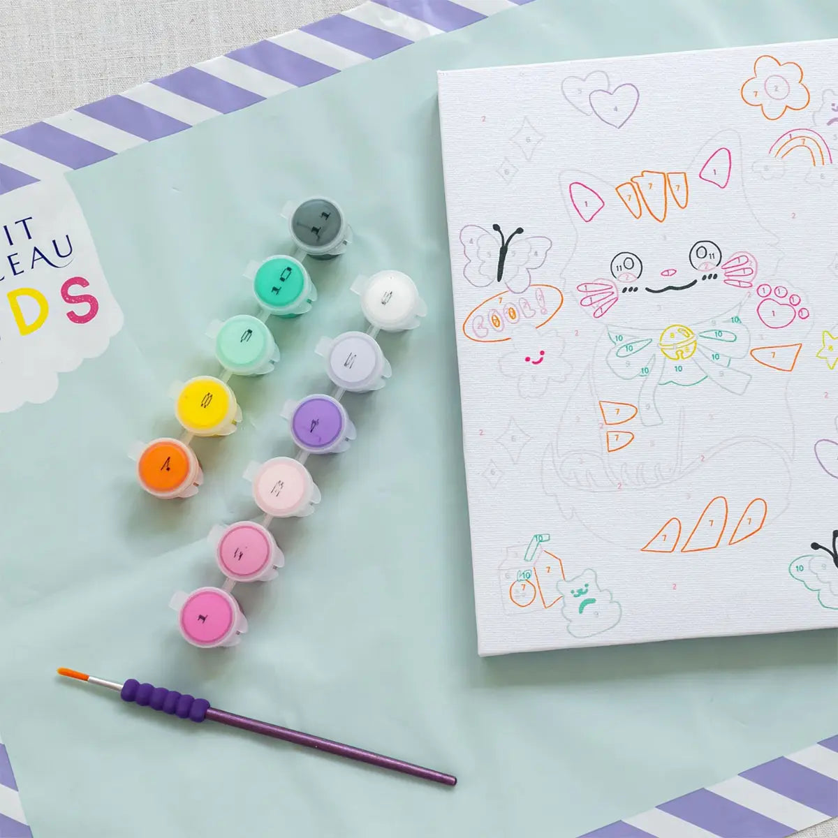 Paint By Number Kit, Cat