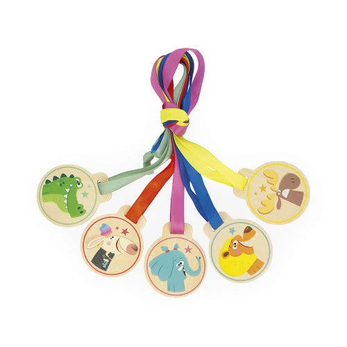 Wooden Toy Medals, Sports & Games