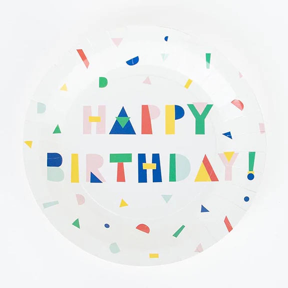 Paper Plates ''Happy Birthday''