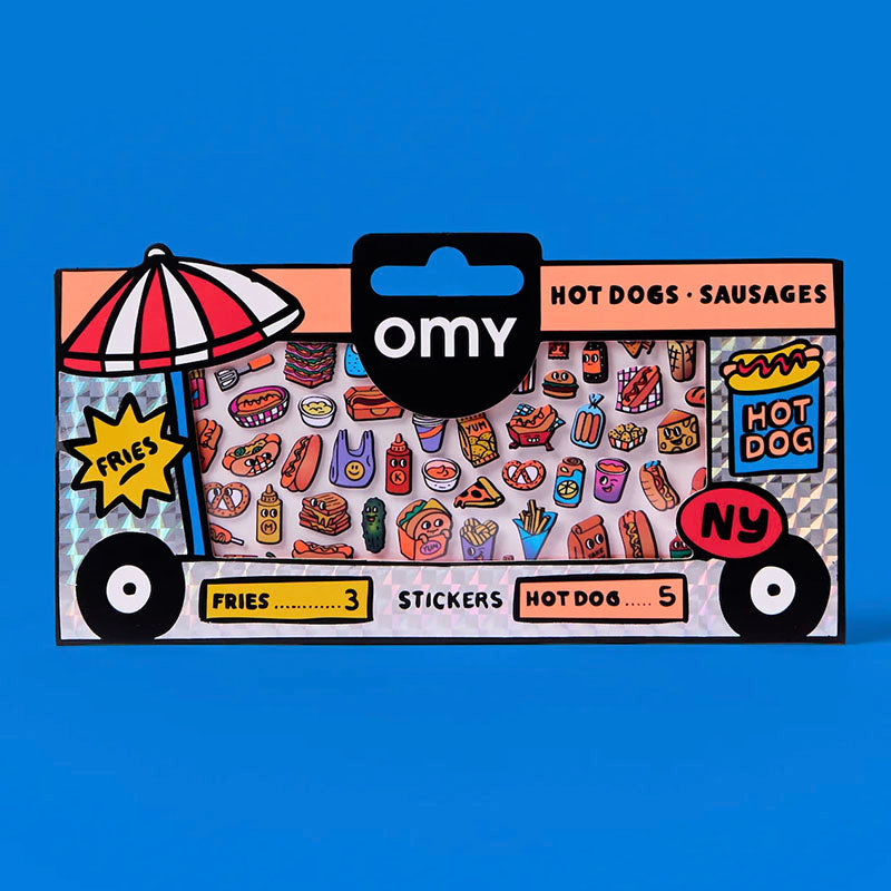 Fabelhaftes Sticker-Set, Hot Dog