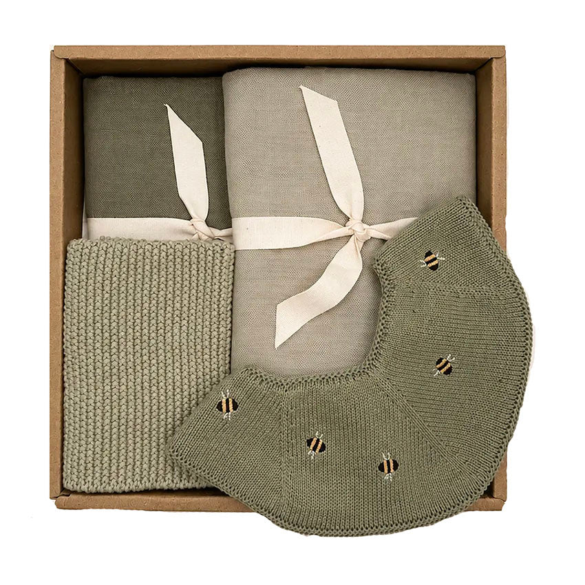 Baby Gift Box, Green Tones