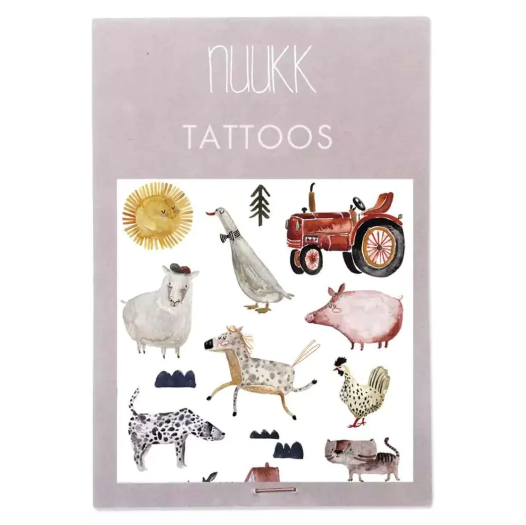 Farm, Organische Temporäre Tattoos