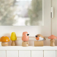 Load image into Gallery viewer, Screw Toys, Birds and Mushrooms
