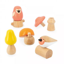 Load image into Gallery viewer, Screw Toys, Birds and Mushrooms
