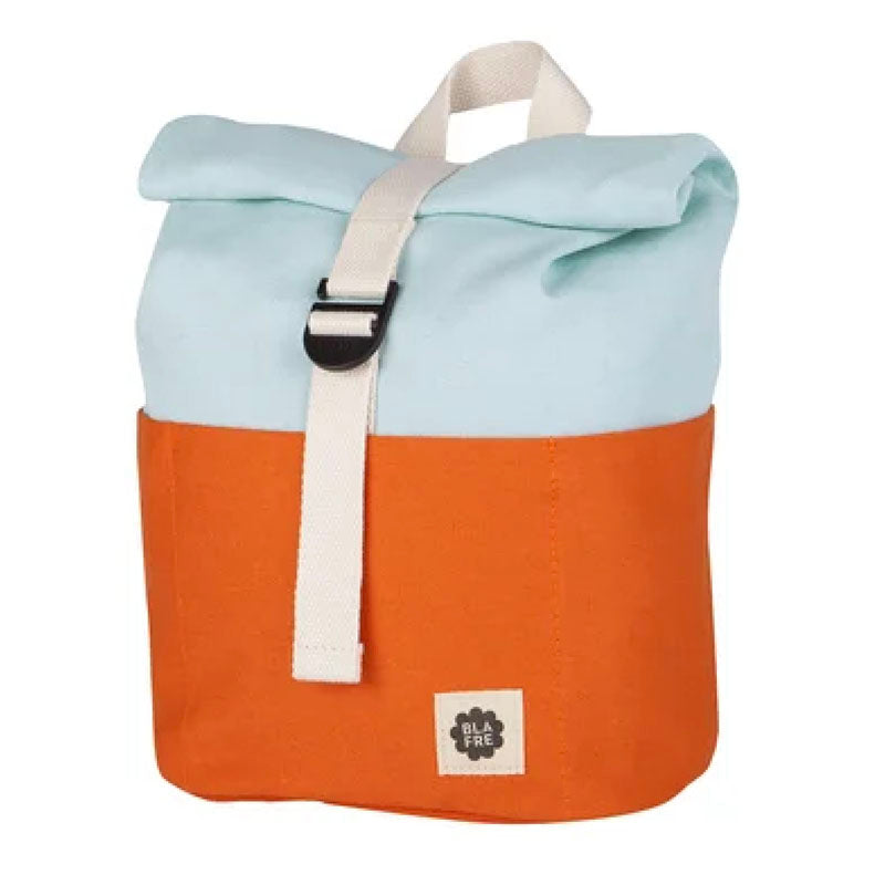 Blafre Rolltop Backpack 1 - 4 years, Orange / Blue