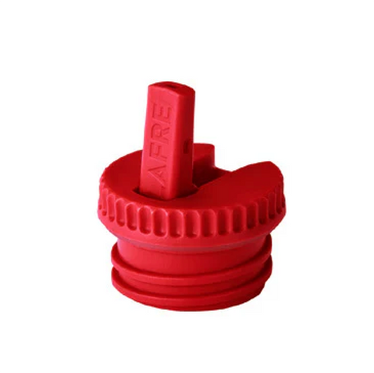 Auslaufsicherer Trinkhalm-Deckel, Rot
