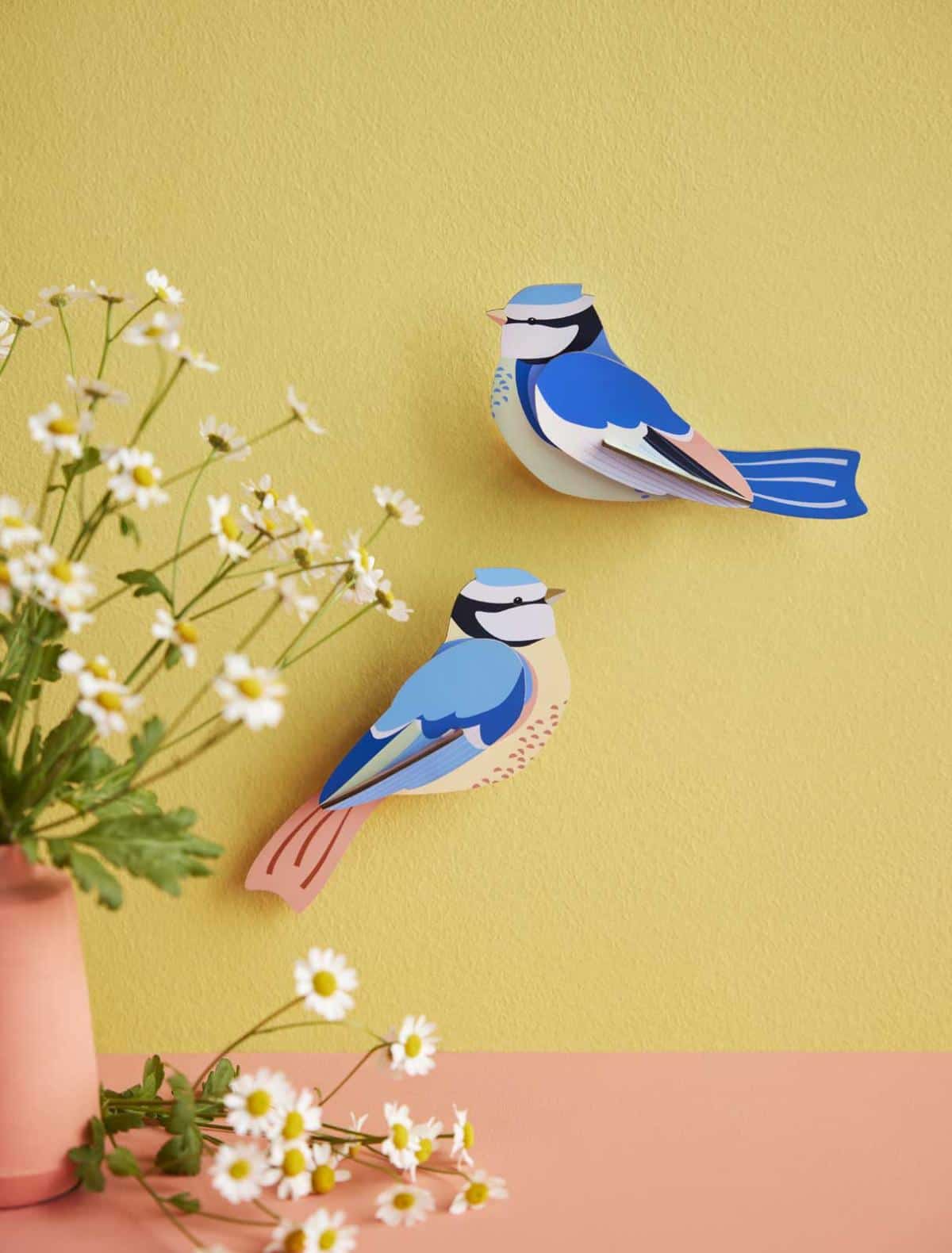 Studio Roof Garden Bird, Blue Tits Decoration