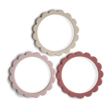 Load image into Gallery viewer, Flower Teether Bracelet &#39;&#39;Rose, Blush, Shifting Sand&#39;&#39;
