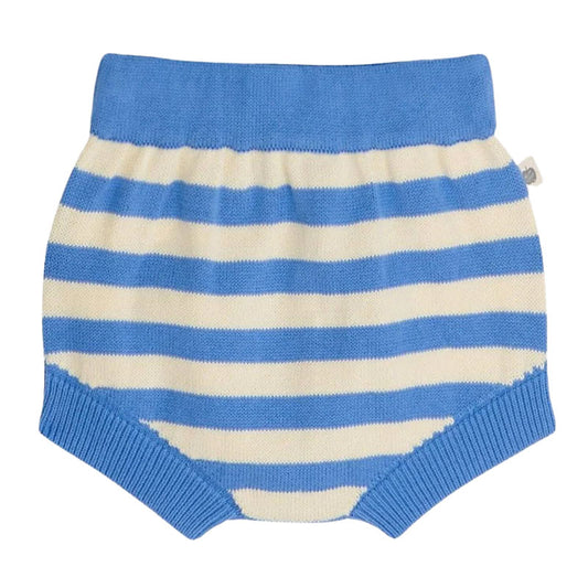Blaue Fischstrickhose, GOTS
