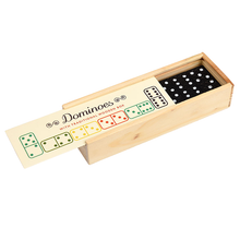Load image into Gallery viewer, Dominoes Set with Traditional Wooden Box
