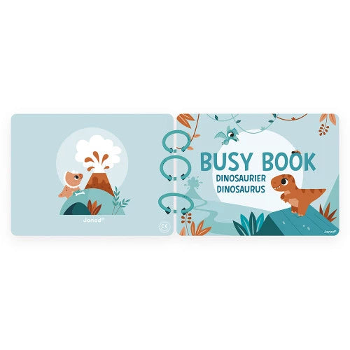 Busy-book Cardboard Dino, German / Dutch
