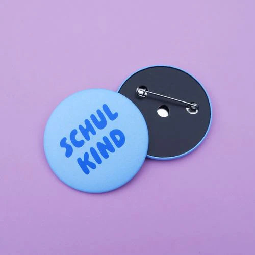 Button ''Schulkind'' Blue