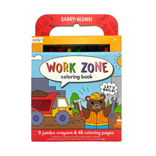 Load image into Gallery viewer, Colouring Book and Jumbo Crayons Set &#39;&#39;Work Zone&#39;&#39;
