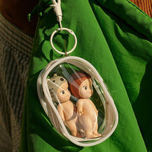 Load image into Gallery viewer, Keyring Transparent Carry Pouch
