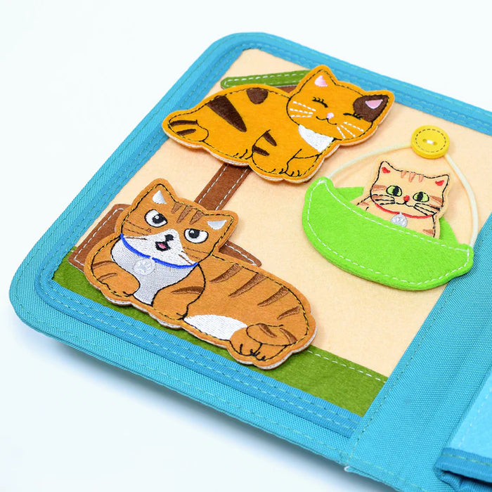 Montessori Buch- & Rucksack-Set, Glückskatze
