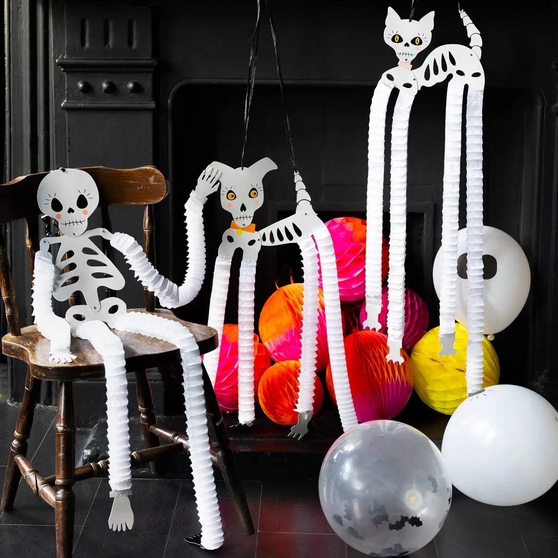 Halloween-Dekorationen „Skeletttiere“