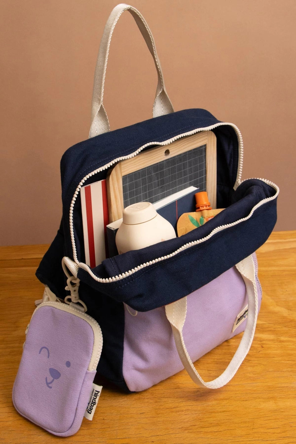 Children's Arthur Backpack, Tricolour Terracotta