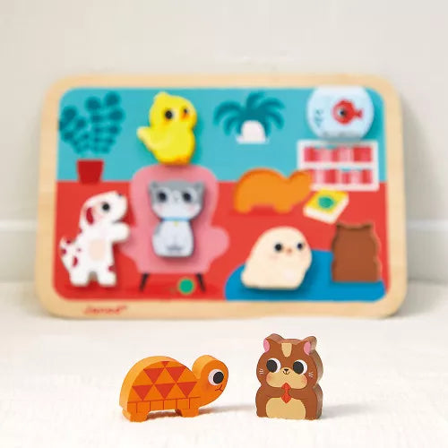 Chunky Wooden Puzzle, Pets