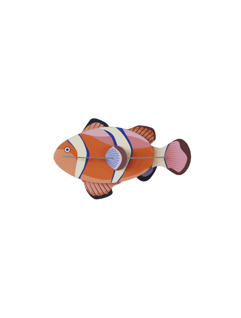 Studio Roof: Clownfisch, Wanddekoration