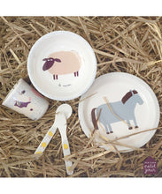 Load image into Gallery viewer, 5 Piece Kids Dinnerware Gift Set &#39;&#39;The Farm&#39;&#39;
